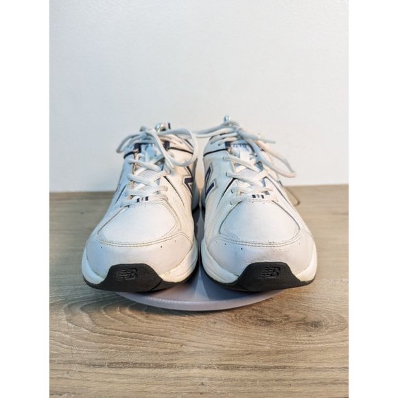 New Balance 619v2 White Navy Walking Shoes MX619WN2 Mens Size 9 4E Dad Shoe - Picture 3 of 11